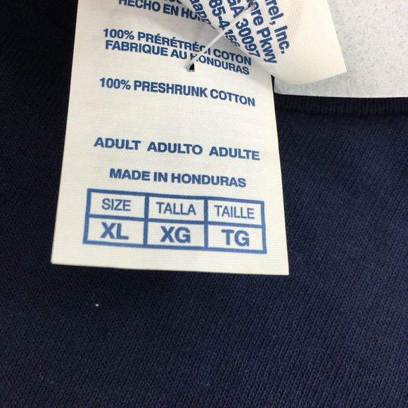 Vintage NOS Alaska Nature Short Sleeve T-Shirt XL Blue Yellow Bear Deadstock Y2K - Picture 5 of 7